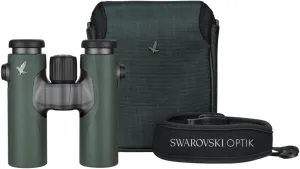 Swarovski Optik 10x30 CL Companion Wild Nature Waterproof Roof Prism Binocular with 6.2 Degree Angle of View, Green