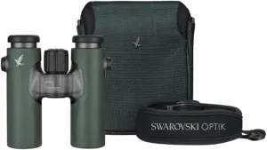 Swarovski Optik 8x30 CL Companion Wild Nature Waterproof Roof Prism Binocular with 7.6 Degree Angle of View, Green