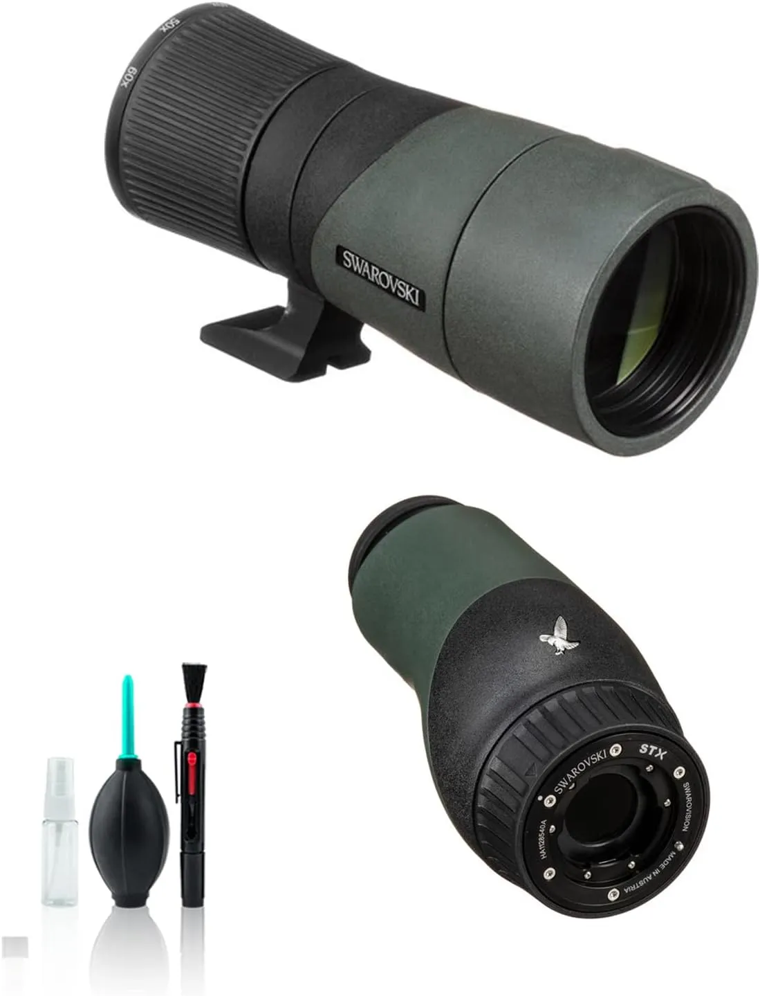 Swarovski STX Spotting Scope Modular Zoom Eyepiece (Straight Viewing) and Swarovski 65mm Objective Lens Module