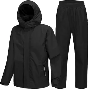 SWISSWELL Golf Rain Gear Suit for Men Waterproof Lightweight Windbreaker Rain Jacket and Pants Breathable for Golf Ourdoors