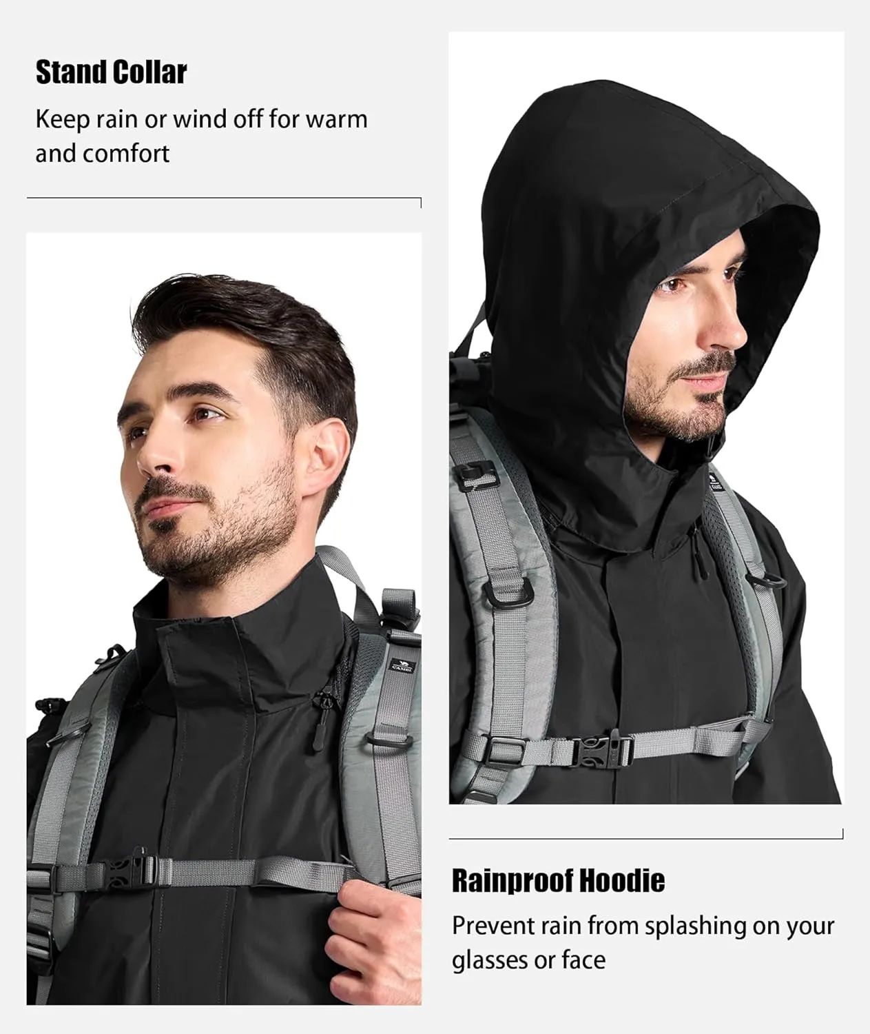SWISSWELL Golf Rain Gear Suit for Men Waterproof Lightweight Windbreaker Rain Jacket and Pants Breathable for Golf Ourdoors