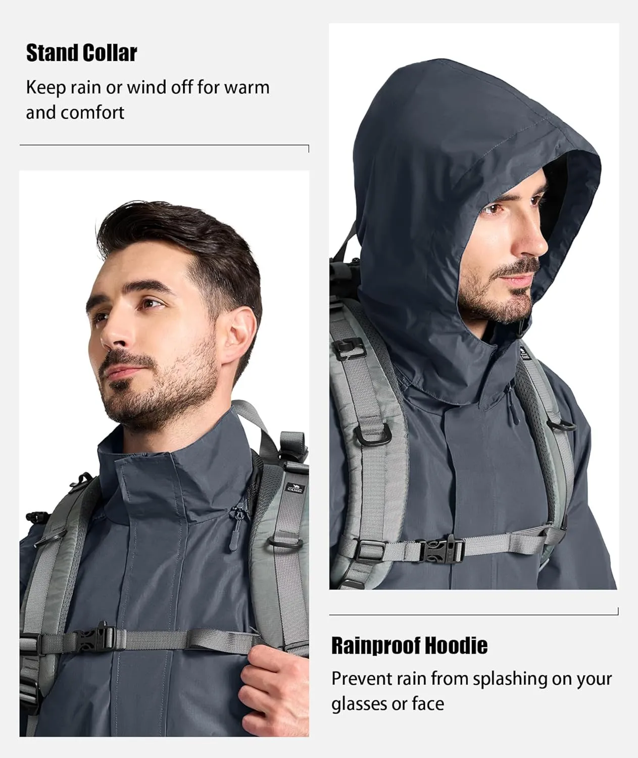 SWISSWELL Golf Rain Gear Suit for Men Waterproof Lightweight Windbreaker Rain Jacket and Pants Breathable for Golf Ourdoors
