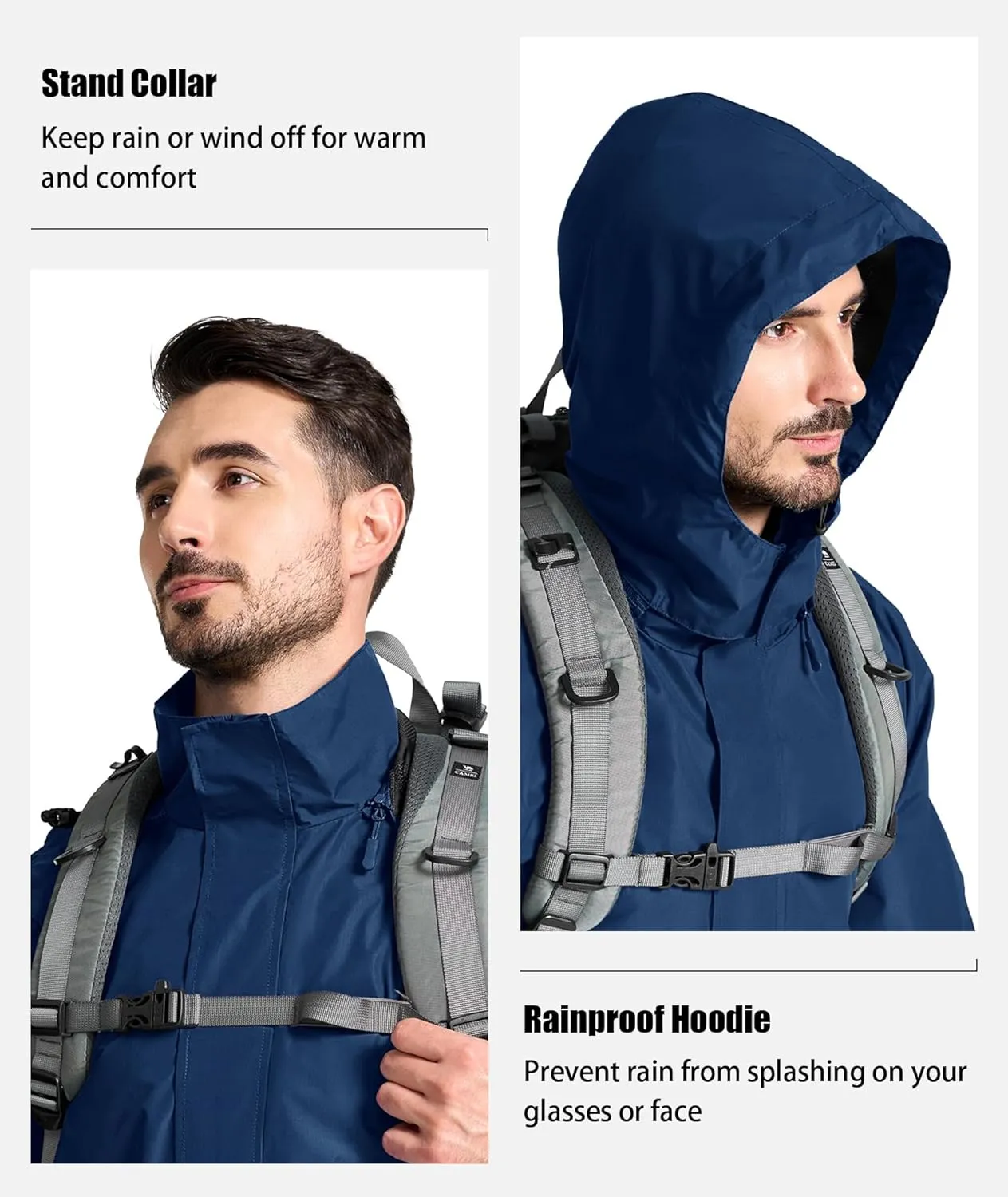 SWISSWELL Golf Rain Gear Suit for Men Waterproof Lightweight Windbreaker Rain Jacket and Pants Breathable for Golf Ourdoors