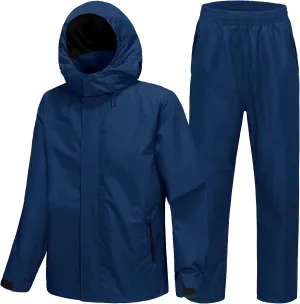 SWISSWELL Golf Rain Gear Suit for Men Waterproof Lightweight Windbreaker Rain Jacket and Pants Breathable for Golf Ourdoors