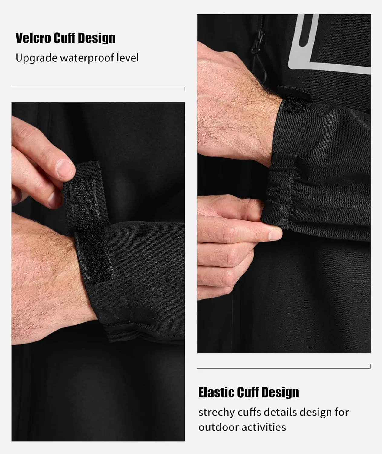 SWISSWELL Golf Rain Suits for Men Waterproof Golf Rain Gear Lightweight Windbreaker Jacket and Pants for Outdoors Work