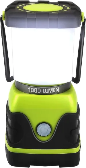 Tahoe Trails LED Camping Lantern, Battery Powered Bright LED Lantern with 1000LM, IPX4 Waterproof Tent Light, Perfect Camping Flashlight for Hiking, Camping, Hurricane, Emergency, Survival Kits, Home
