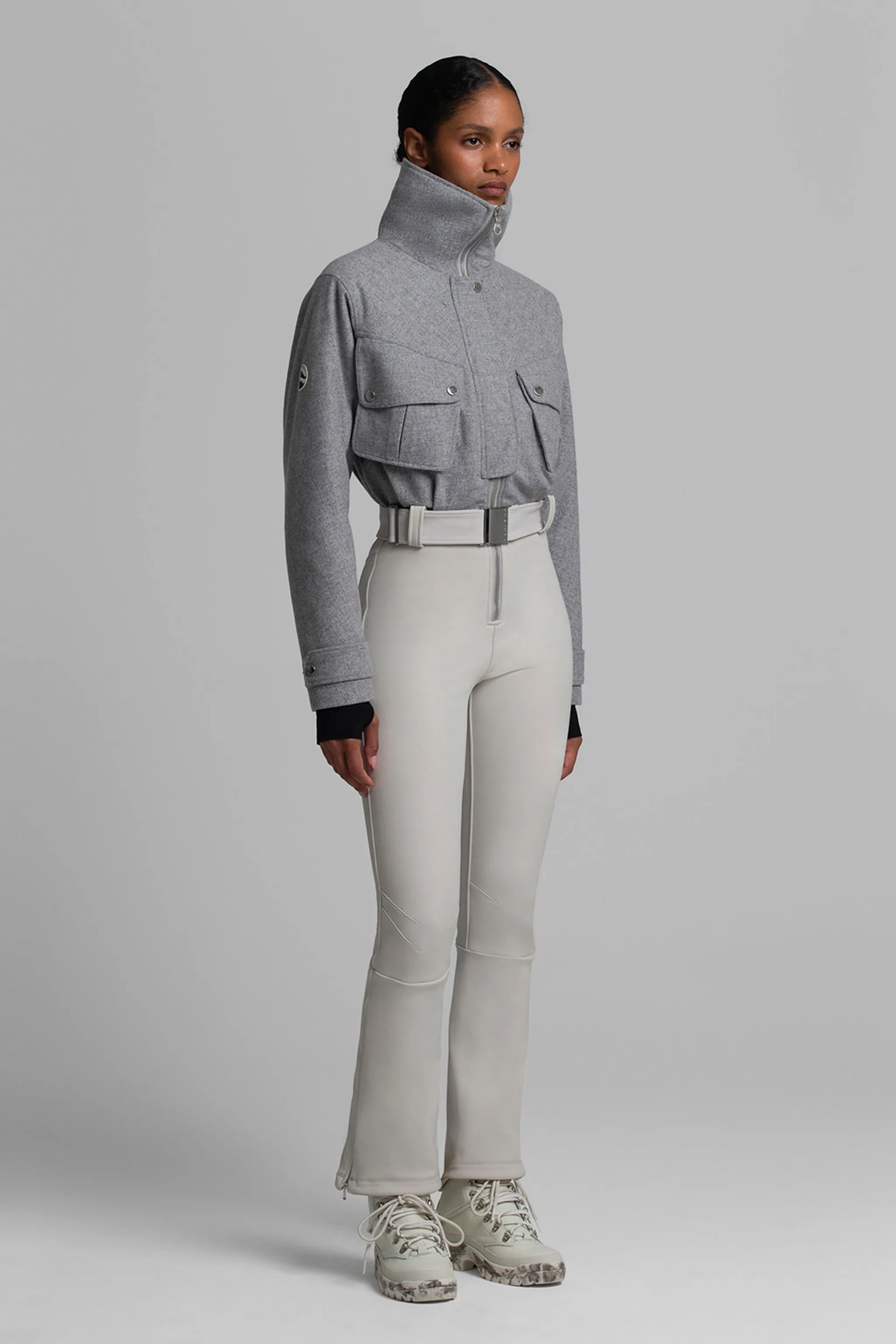 Telluride Ski Suit - Grey Melange/Stone
