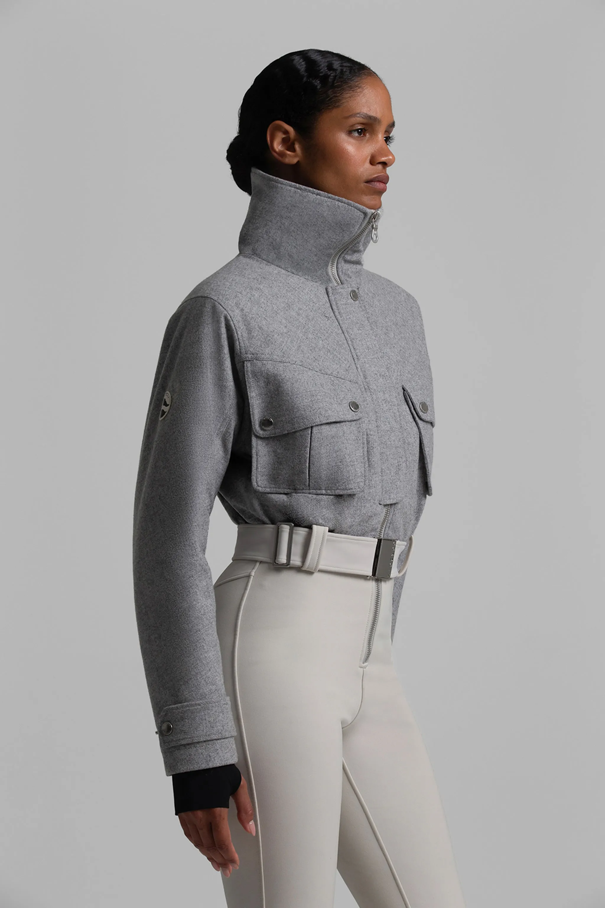 Telluride Ski Suit - Grey Melange/Stone