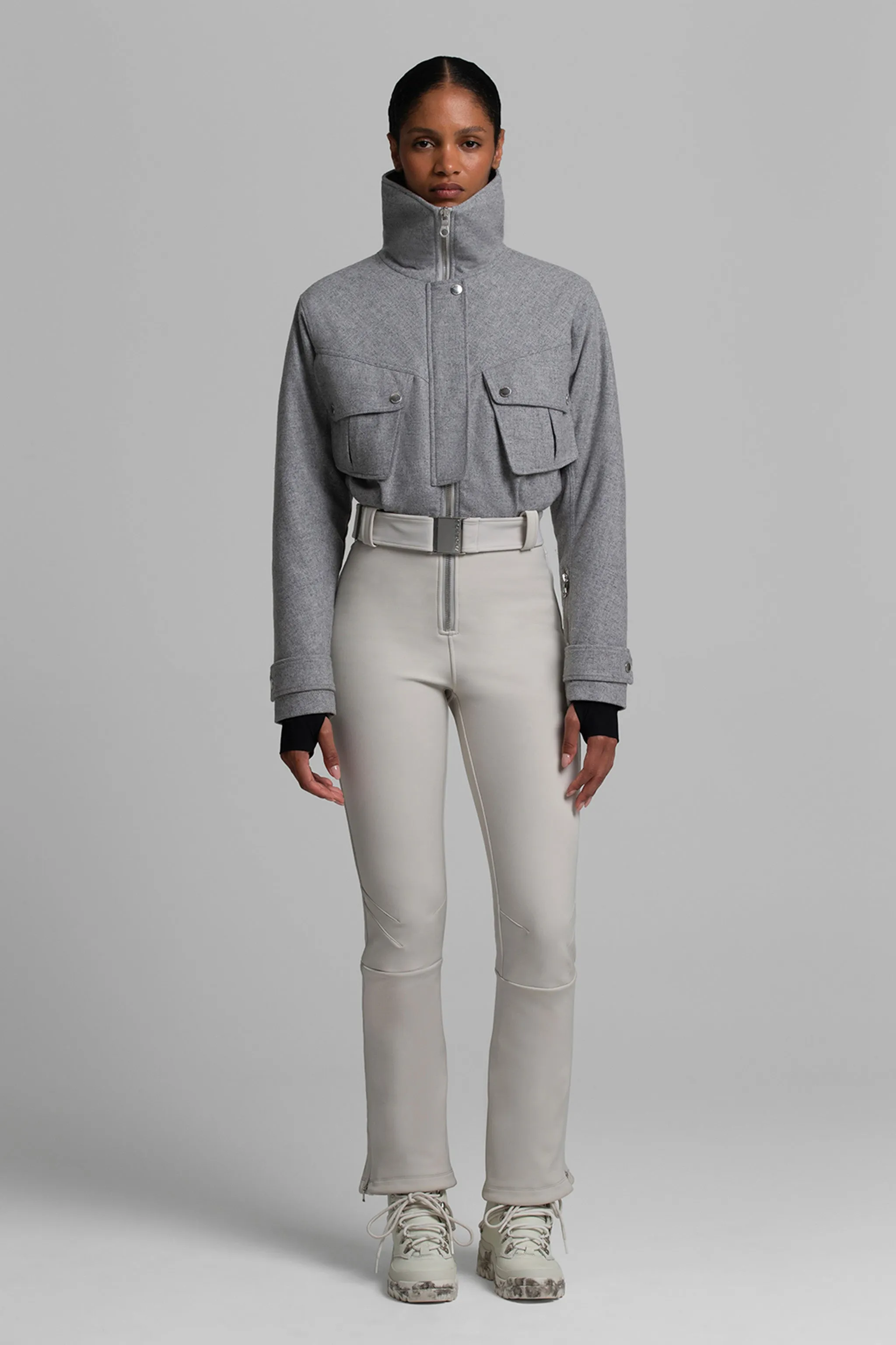 Telluride Ski Suit - Grey Melange/Stone
