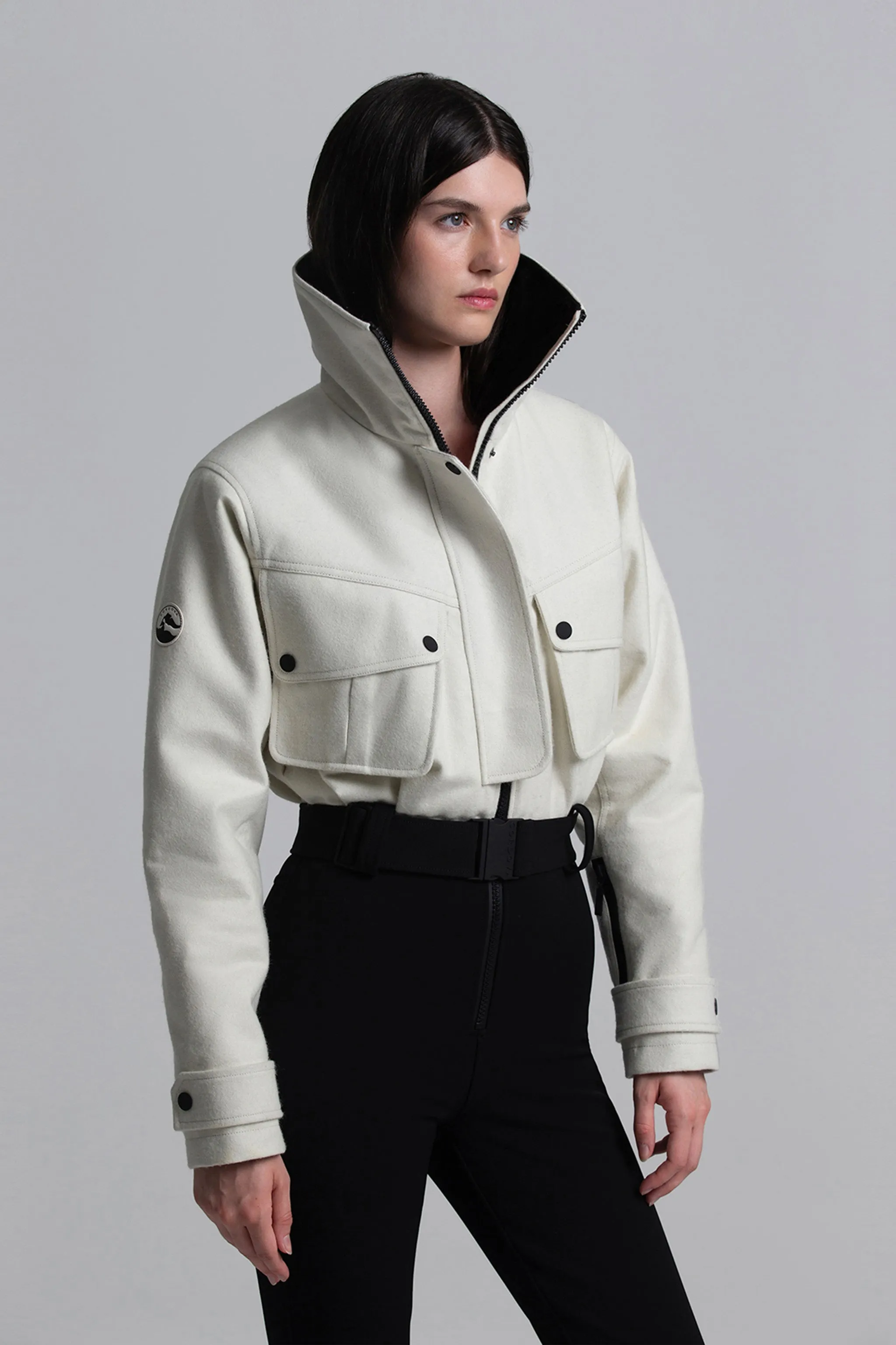 Telluride Ski Suit - Natural/Onyx
