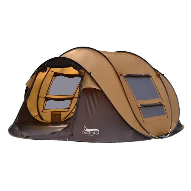 Tent, Positive feedback Setup Automatic Giveaway offer Waterproof Family Instant Desert&Fox