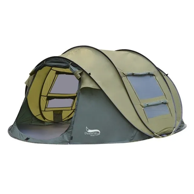 Tent, Positive feedback Setup Automatic Giveaway offer Waterproof Family Instant Desert&Fox