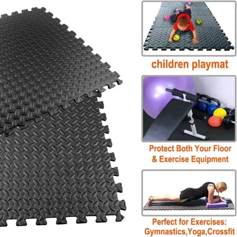 Thicken Shock-Absorbing Room Rugs for Non-Slip Workouts