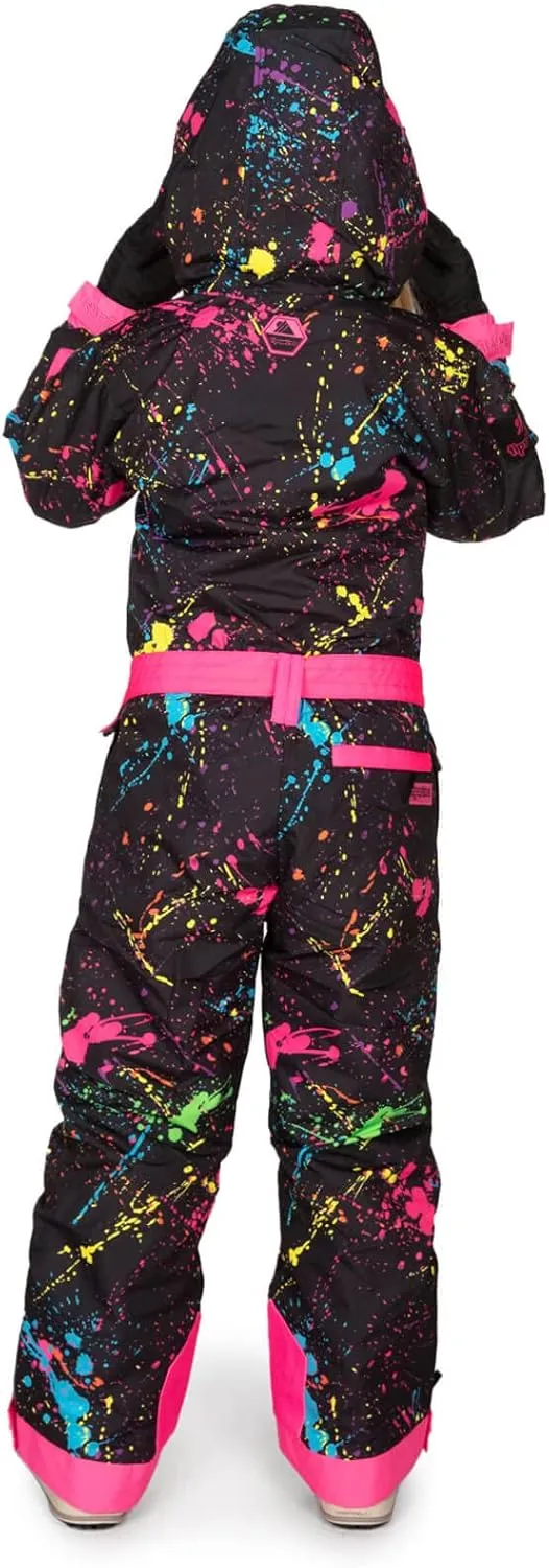Tipsy Elves Loud Bright Colorful and Neon Ski Suits for Kids, Boys and Girls from