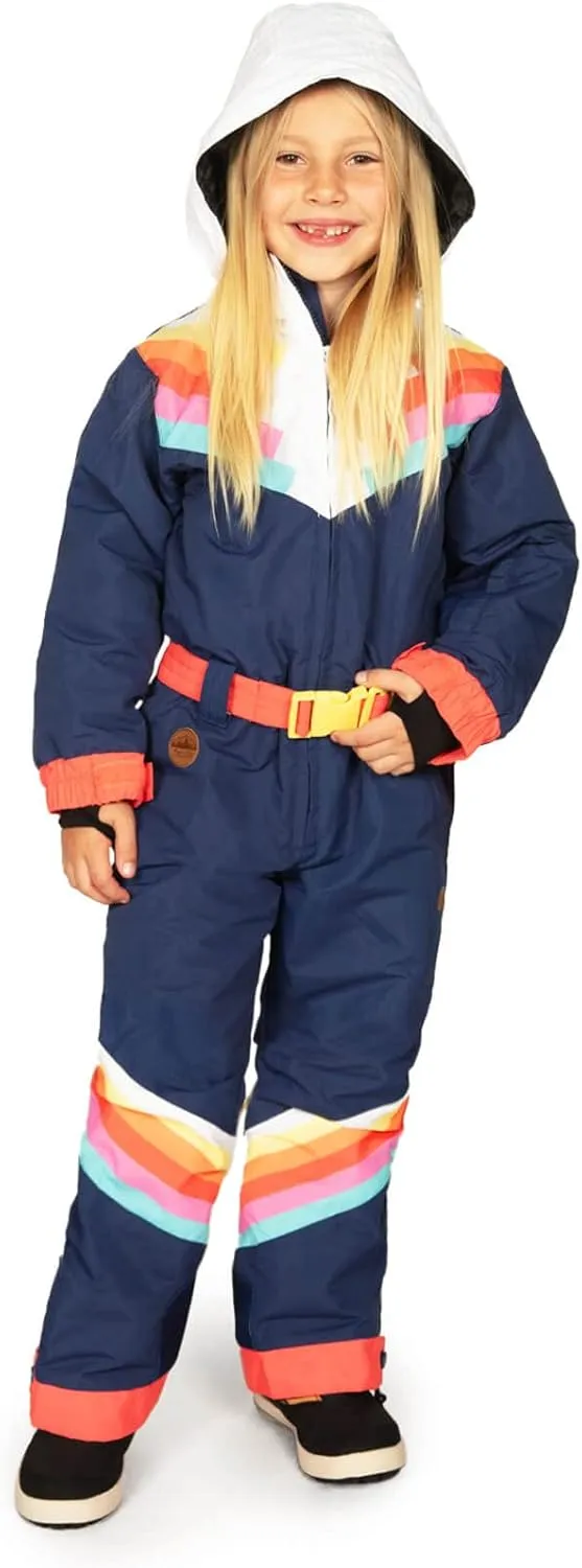 Tipsy Elves Loud Bright Colorful and Neon Ski Suits for Kids, Boys and Girls from