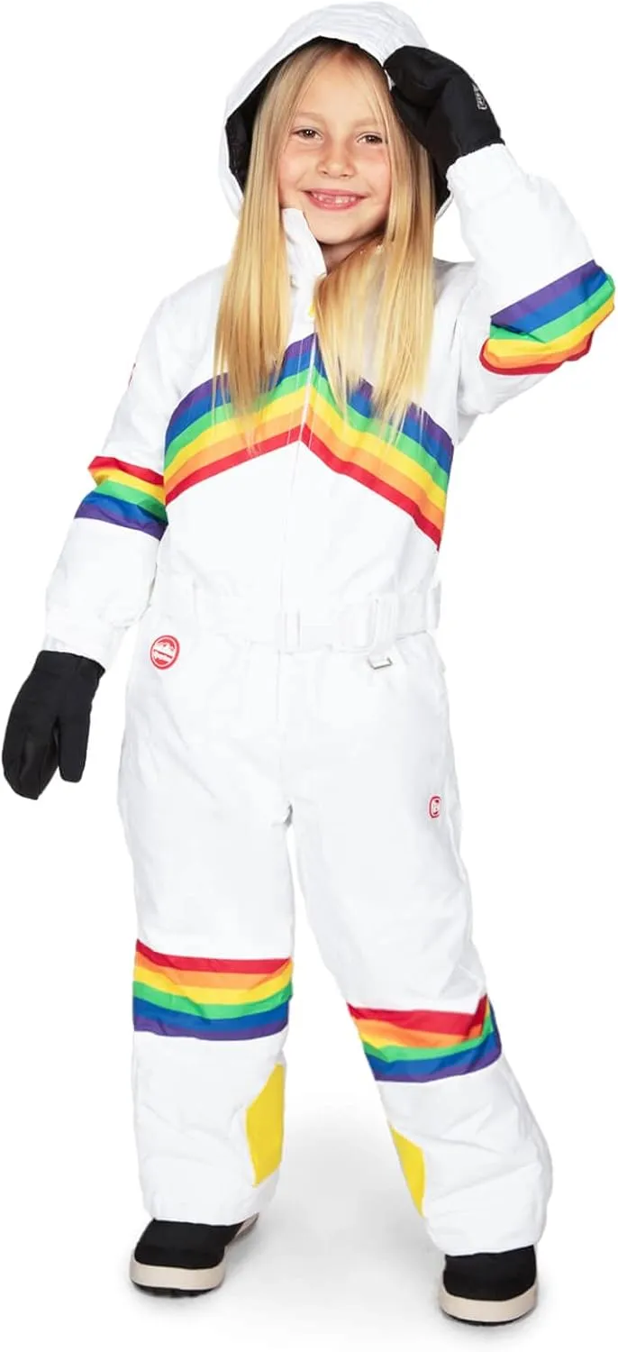Tipsy Elves Loud Bright Colorful and Neon Ski Suits for Kids, Boys and Girls from