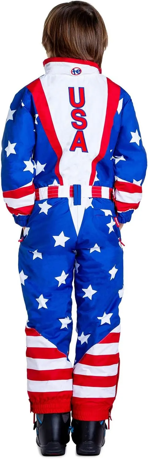 Tipsy Elves Loud Bright Colorful and Neon Ski Suits for Kids, Boys and Girls from