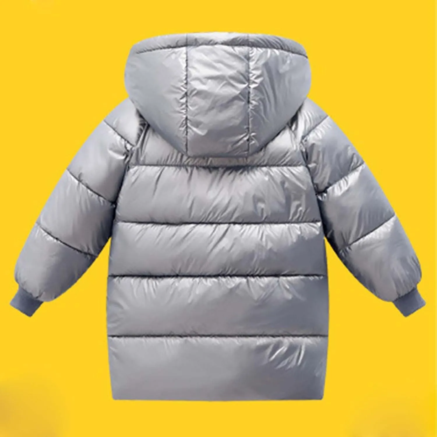 Toddler Boys Girls Long Puffer Jacket Warm Quilted Puffer Bubble Coat Insulated Winter Girls Warm up Pants Zipper Leg