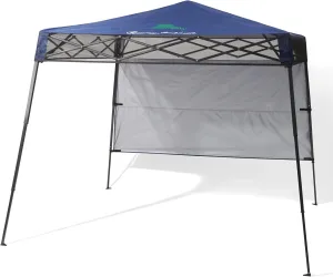 Tommy Bahama 7' x 7' Pop-Up Beach Shade, Compact and Lightweight Slant Leg Backpack Canopy, Navy