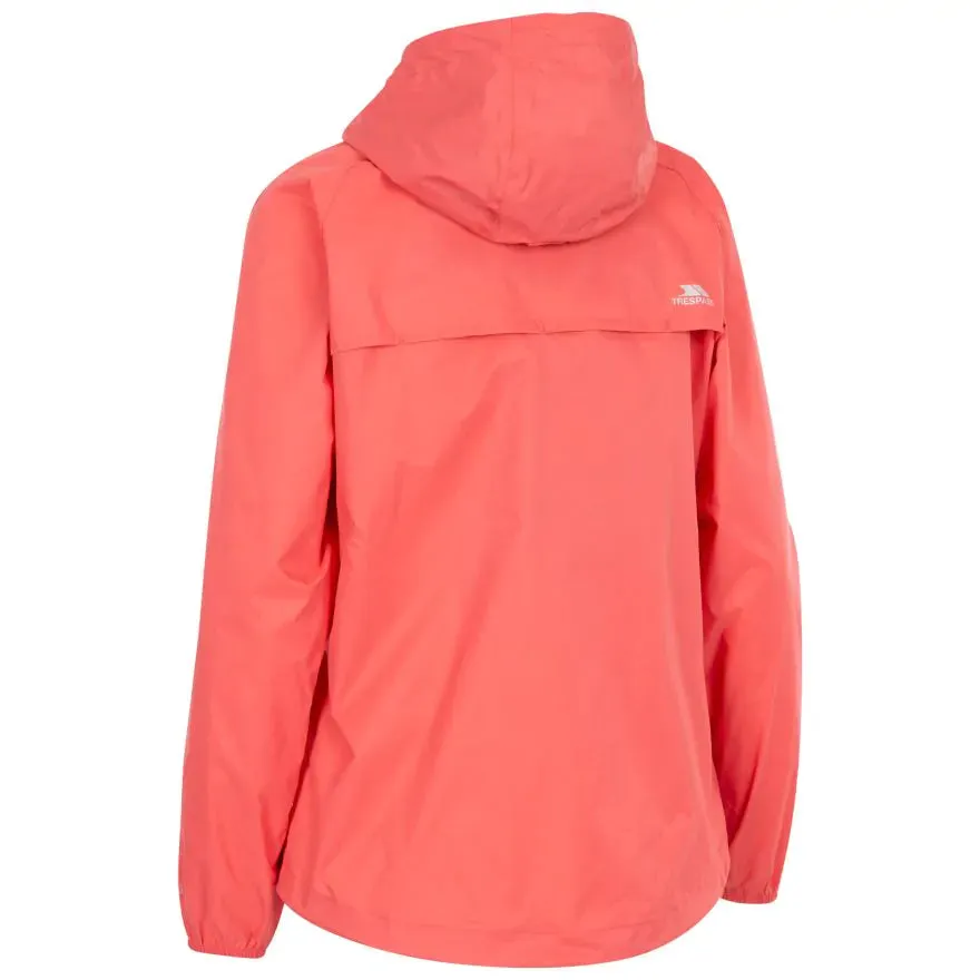 Trespass XXL Peach Blush Women's Qikpac Waterproof Jacket