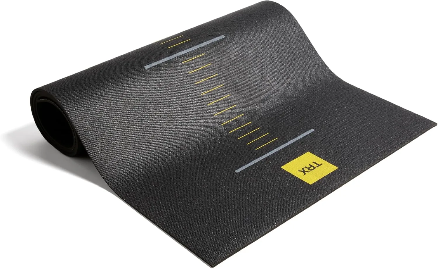 TRX Training Suspension-Training Mat, Nonslip Workout Mat, Gym Mat for Home Gym, Thick Exercise Mat for Training, Black, 72" x 24"