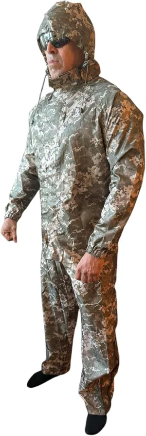 Ukrainian Military Camouflage Suit – MM14 Pixel | Waterproof Hooded Jacket & Pants