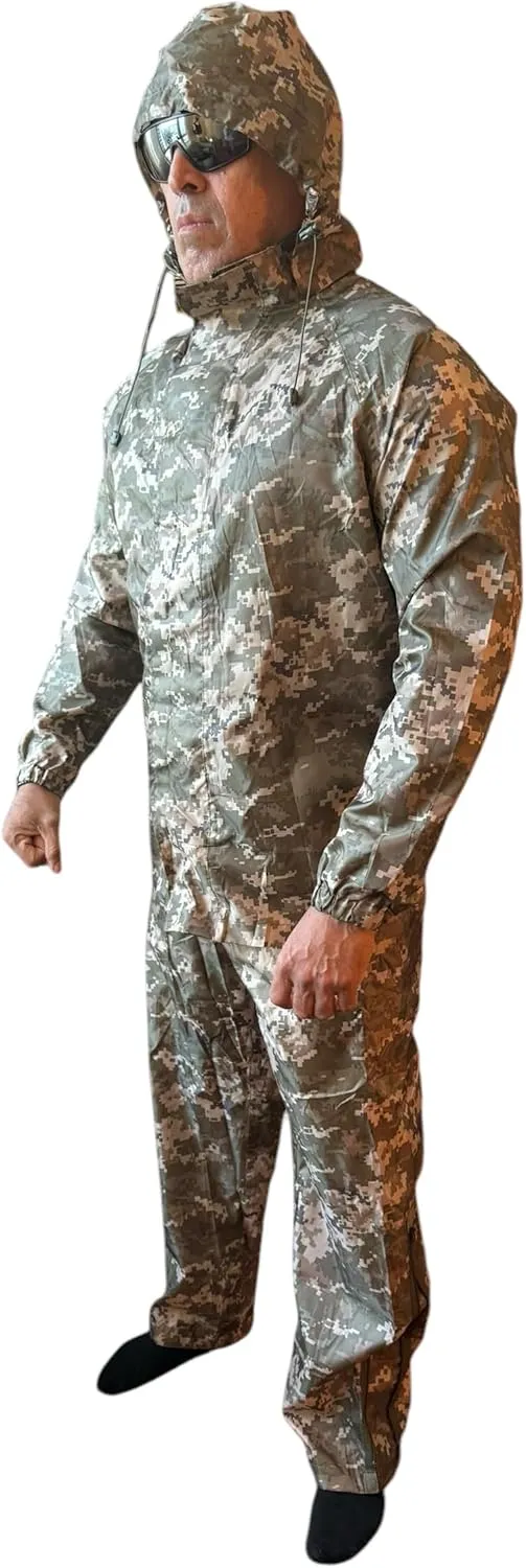 Ukrainian Military Camouflage Suit – MM14 Pixel | Waterproof Hooded Jacket & Pants