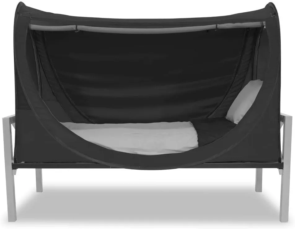 Ultimate Privacy Solution: Eclipse Bed Tent - Twin/Black