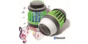 Usb Recharg Mosquito Killer Lantern & Speaker AMPRO T24303