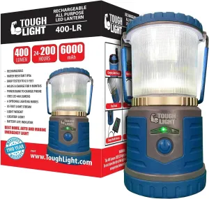 USB Rechargeable Camping Lantern, 400 Lumens LED Lantern, Hanging Tent Lamp, 6000mAh Power Bank, 200 Hour, 6 Modes, for Outdoors & Emergency