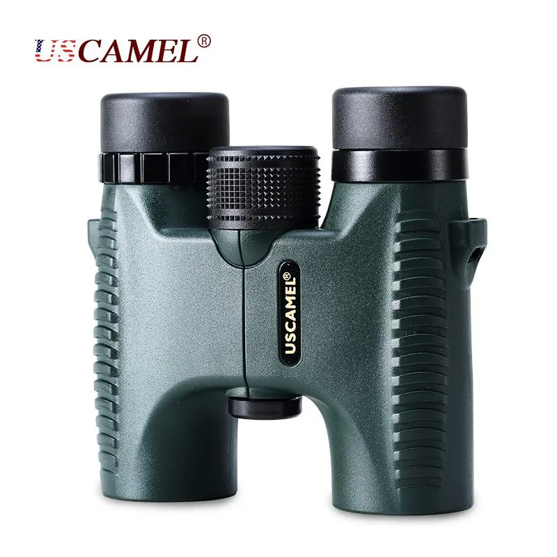 USCAMEL Military Compact 10x26 HD Waterproof Binoculars Clear Vision Zoom Professional Telescope for Travel Outdoor Hunting