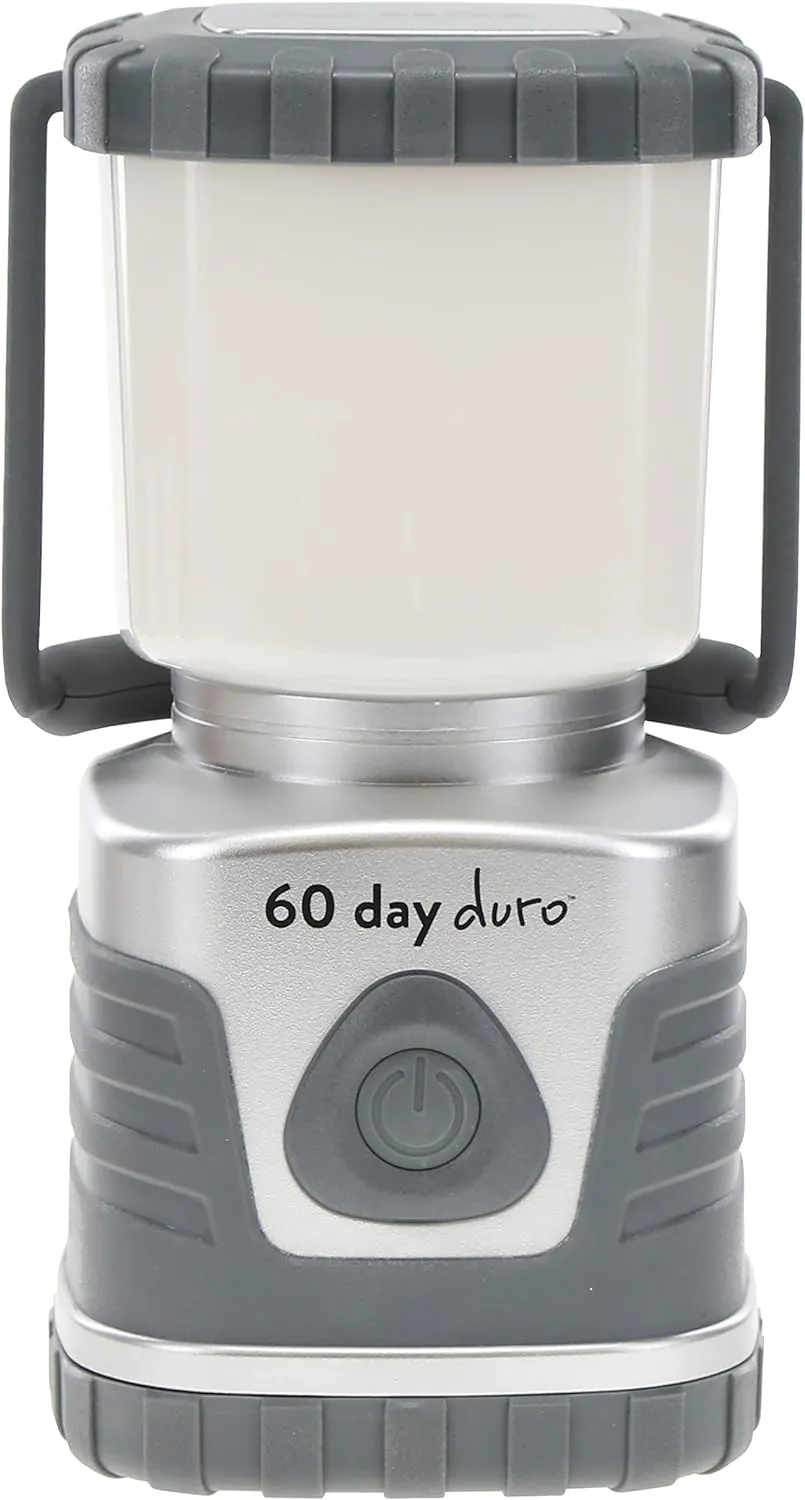 ust 60-DAY Duro LED Portable 1200 Lumen Lantern with Lifetime LED Bulbs and Hook for Camping, Hiking, Emergency and Outdoor Survival