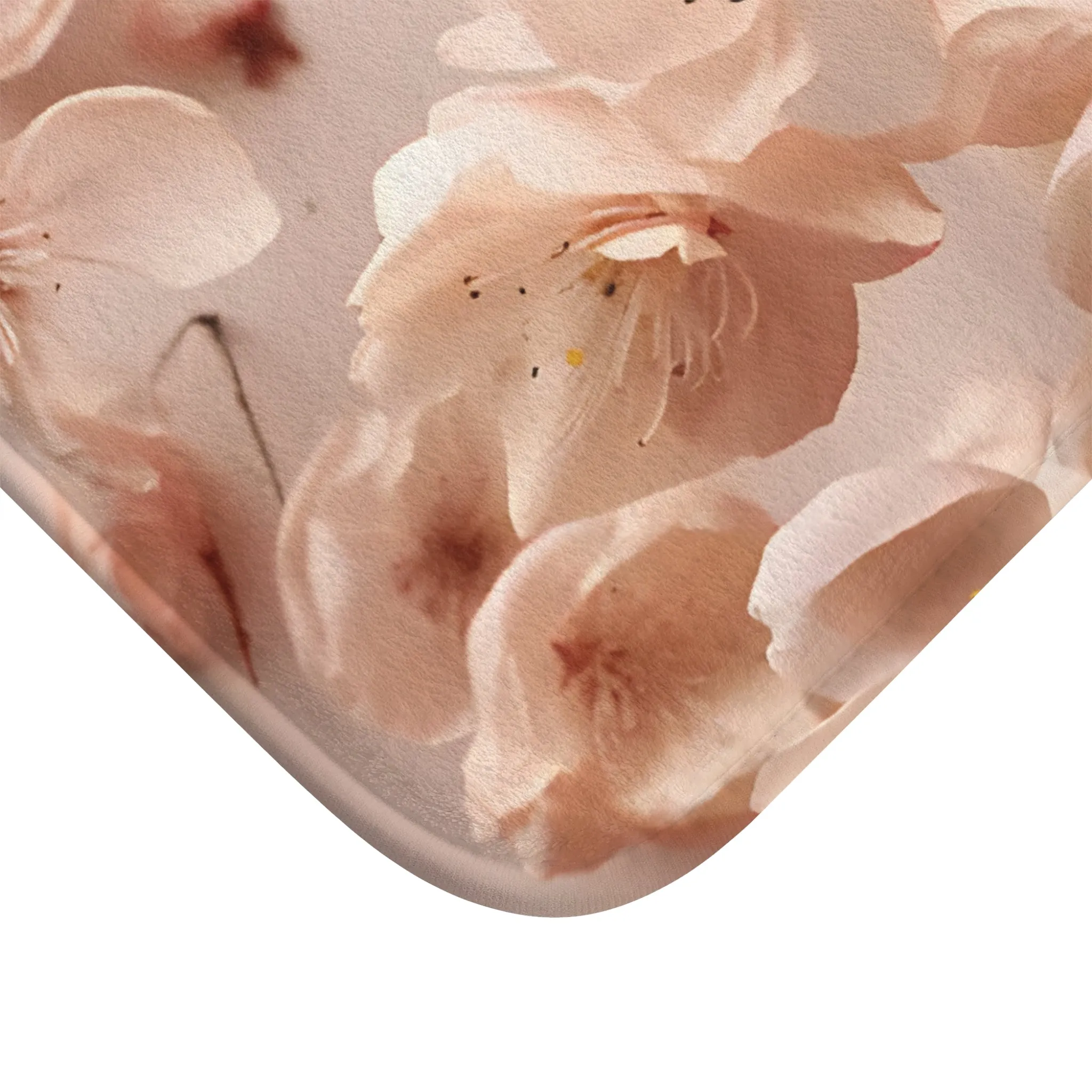 Very Cherry Blossom Petals Memory Foam Bath Mat