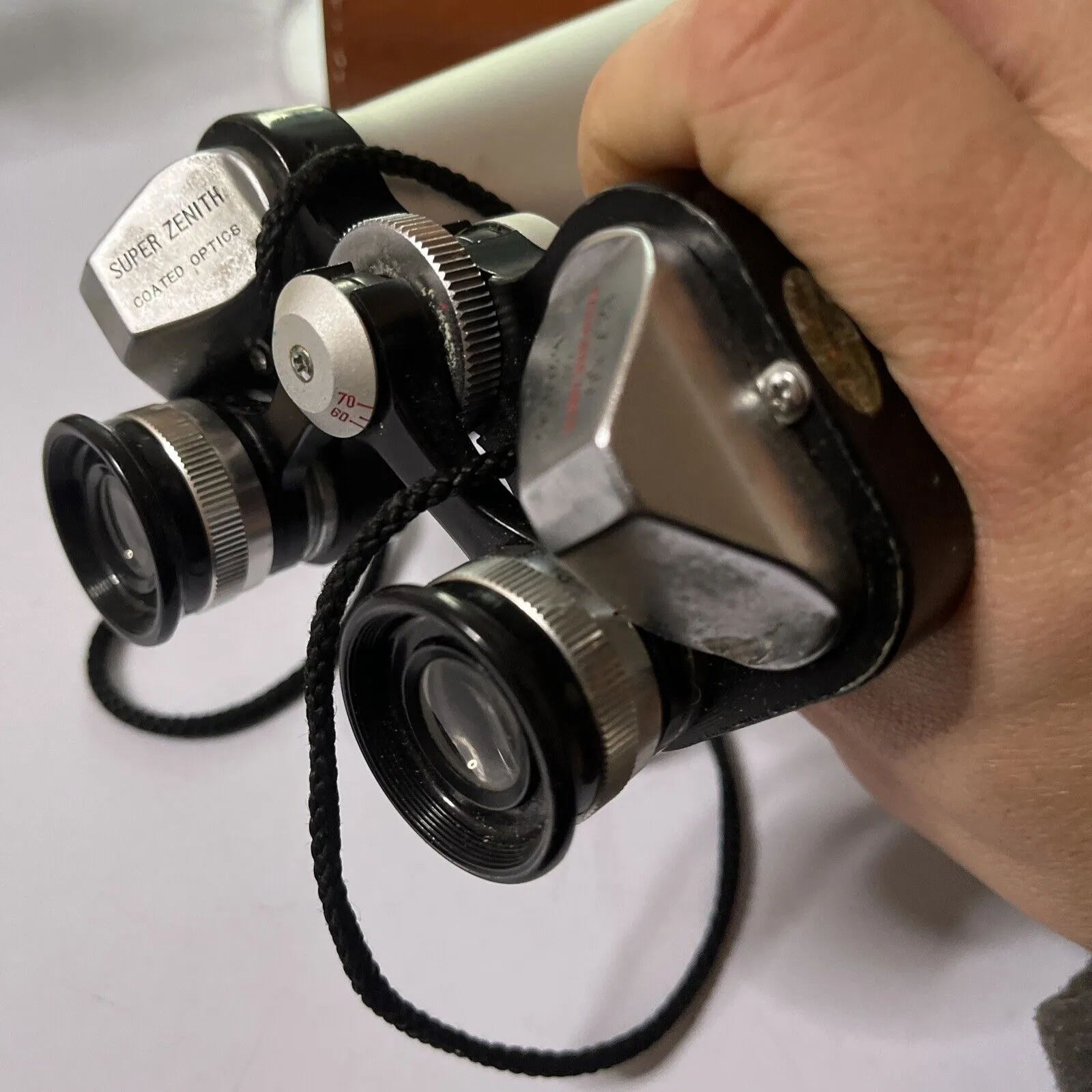 Vintage Super Zenith Binocular Coated Optics 12x50 Extra Wide Angle 6.0 No260542