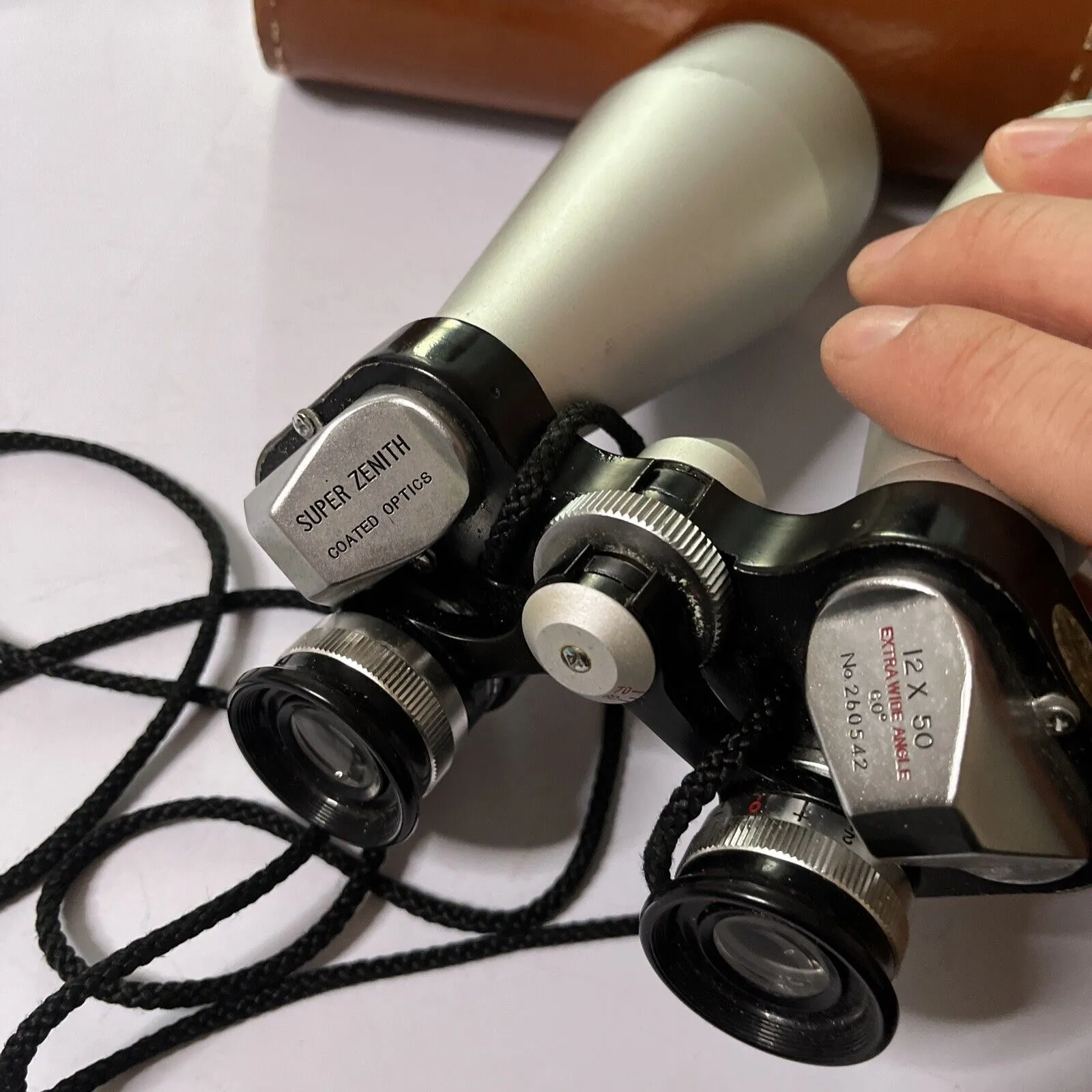 Vintage Super Zenith Binocular Coated Optics 12x50 Extra Wide Angle 6.0 No260542