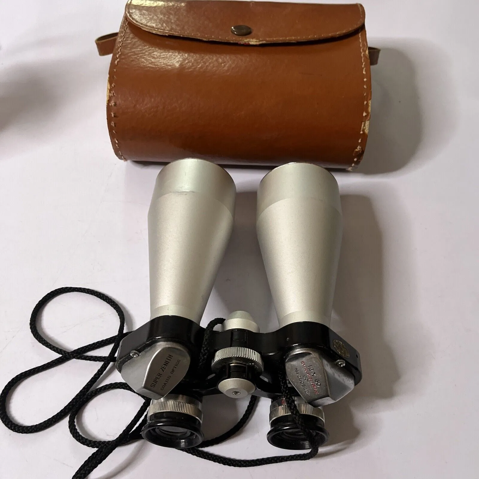 Vintage Super Zenith Binocular Coated Optics 12x50 Extra Wide Angle 6.0 No260542