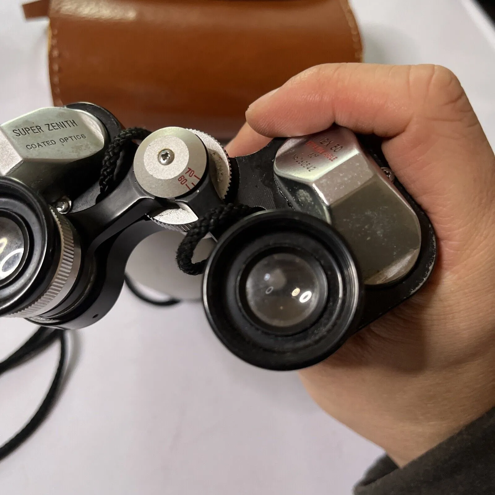 Vintage Super Zenith Binocular Coated Optics 12x50 Extra Wide Angle 6.0 No260542