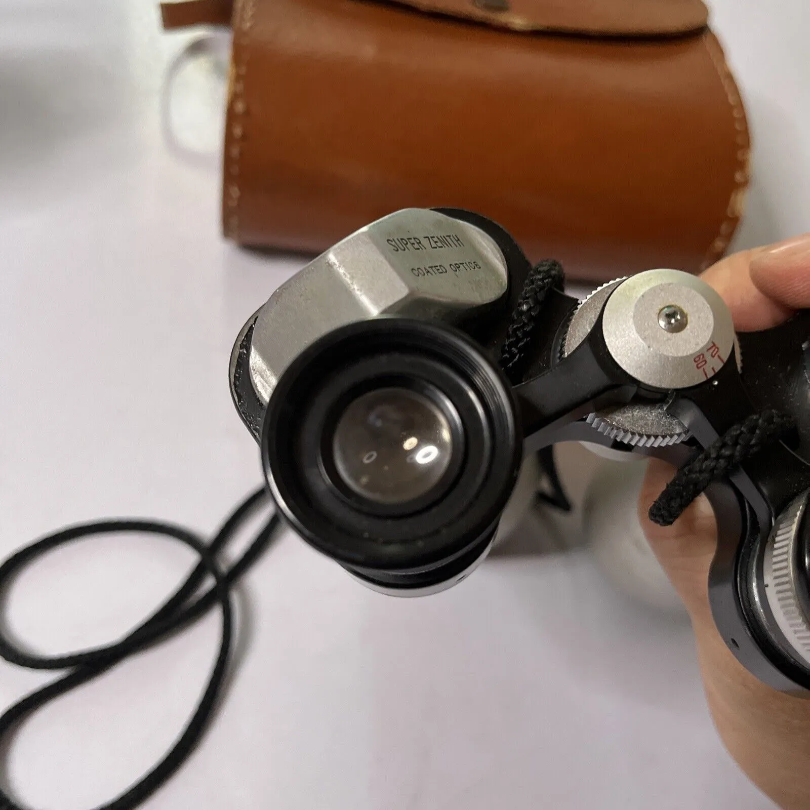 Vintage Super Zenith Binocular Coated Optics 12x50 Extra Wide Angle 6.0 No260542