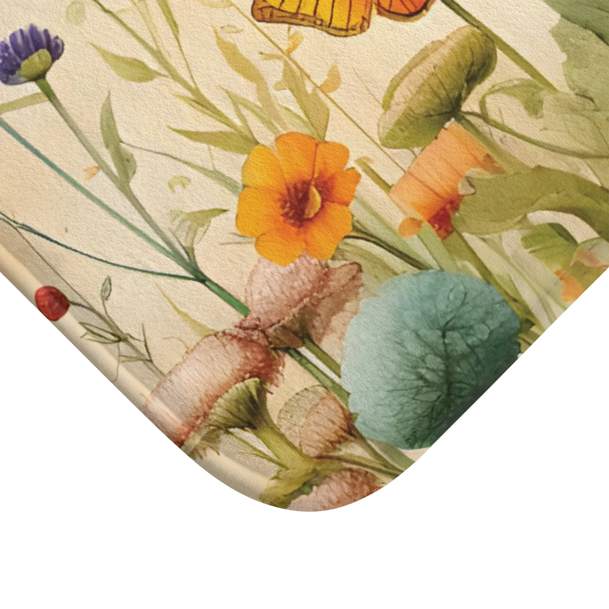 Visions of Spring Memory Foam Bath Mat
