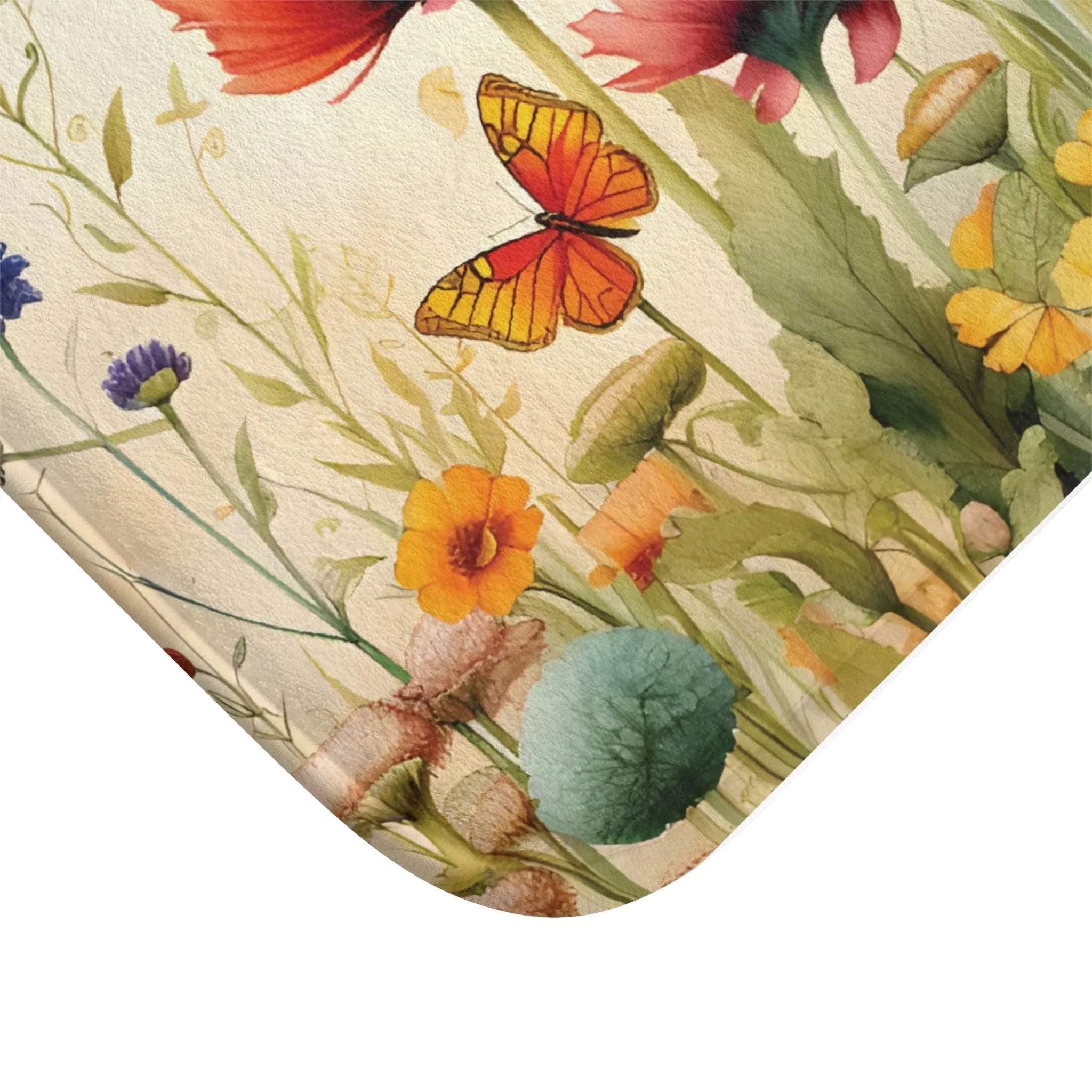 Visions of Spring Memory Foam Bath Mat