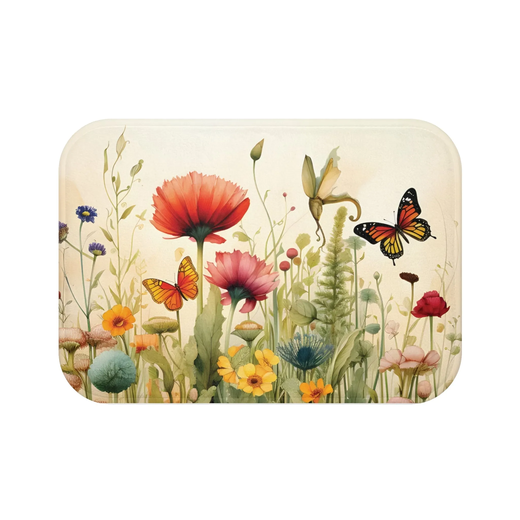 Visions of Spring Memory Foam Bath Mat