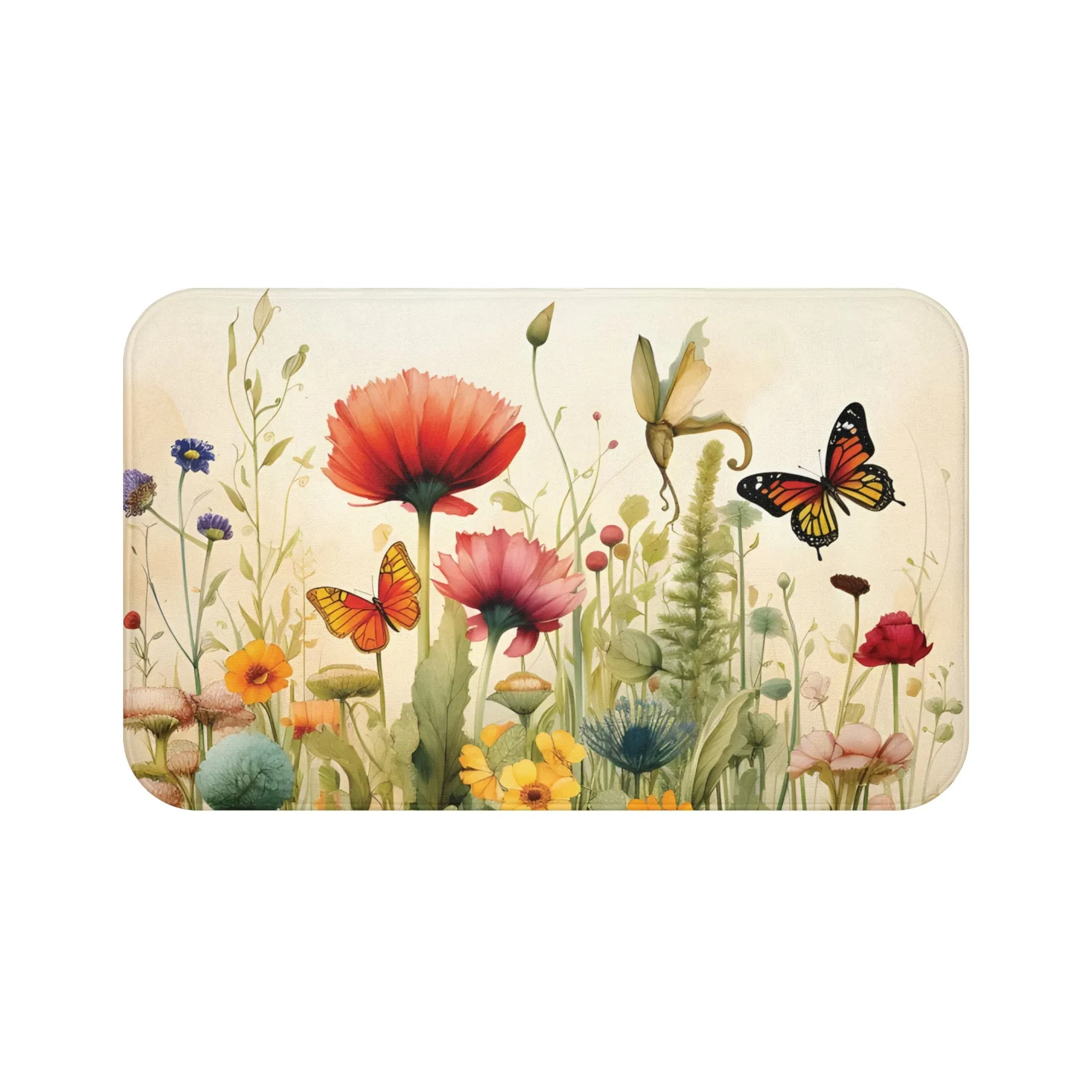 Visions of Spring Memory Foam Bath Mat