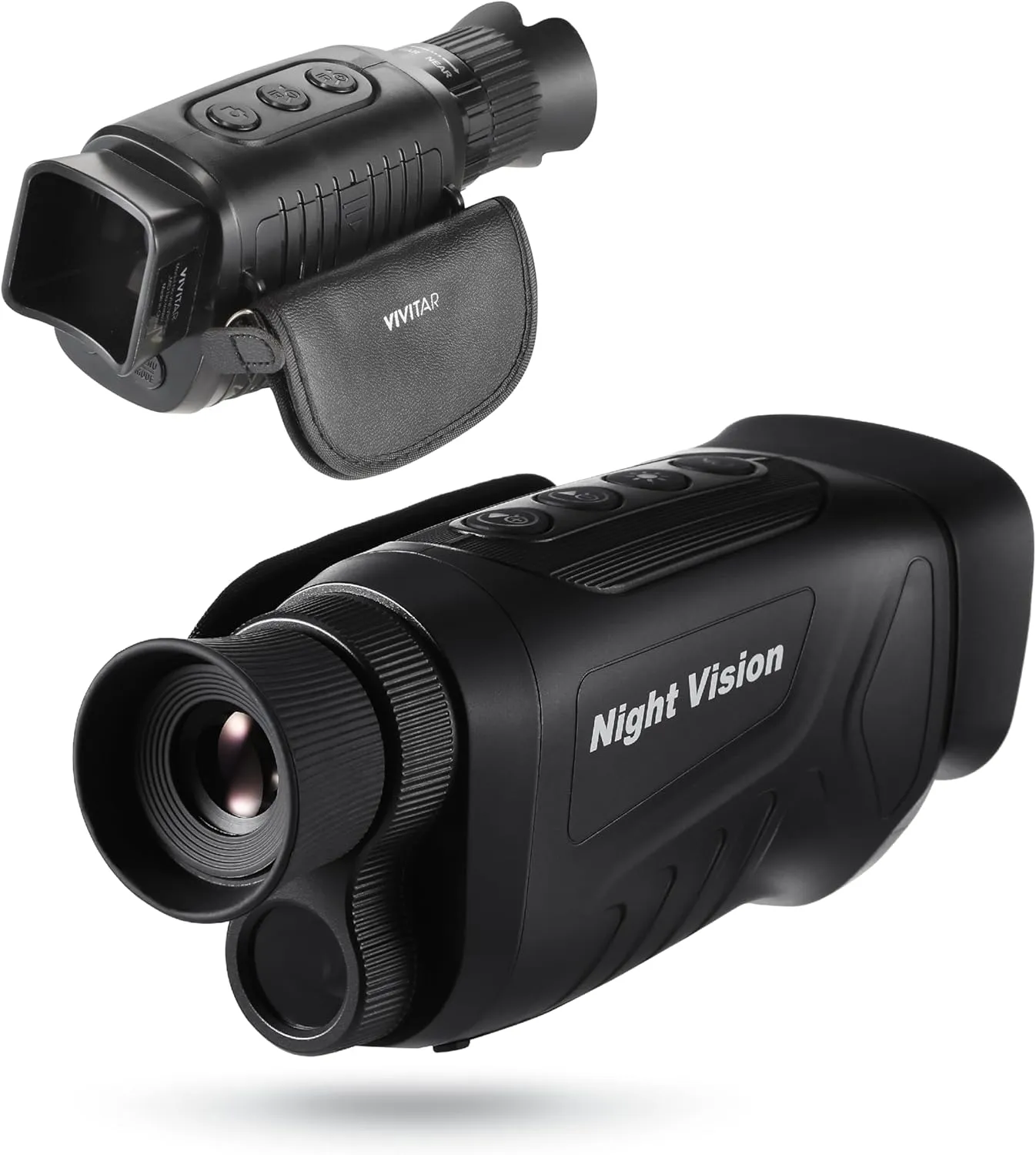 VIVITAR Night Vision Binocular Camera, 4X Optical Magnification, 2.7" Full High Definition LCD Display, 300M/ 985FT Infrared Distance, 1080P High Definition Video, 16MP Photos