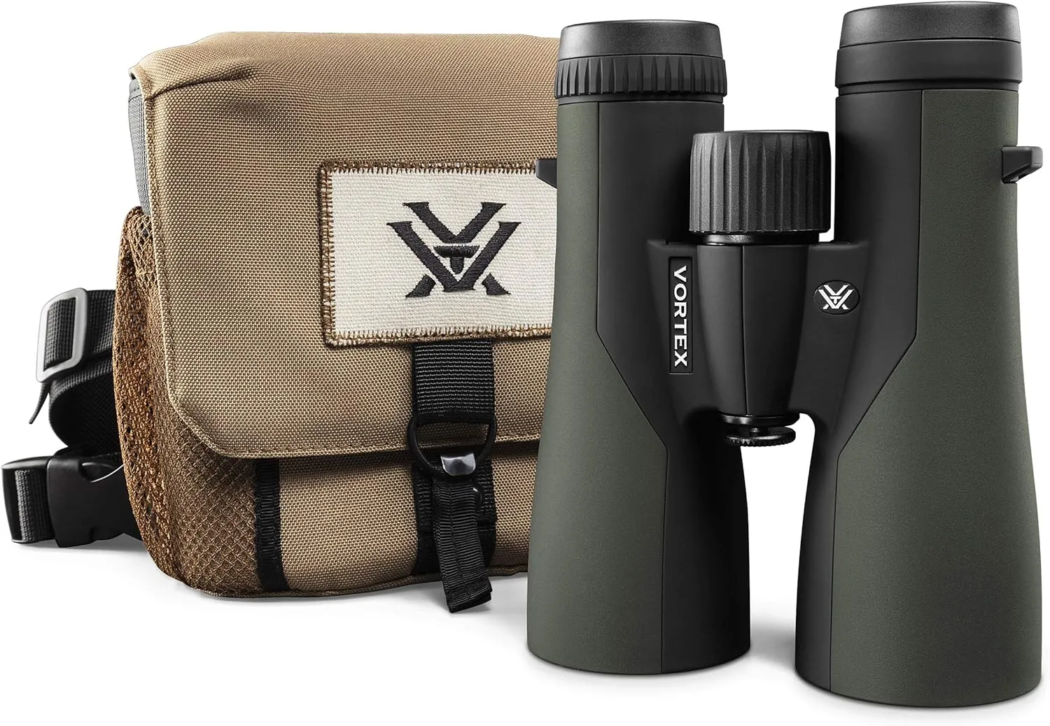 Vortex Optics Crossfire HD 10x50 Binoculars - HD Optical System, Tripod Adaptable, Rubber Armor, Waterproof, Fogproof, Shockproof, Included GlassPak - Unlimited, Unconditional Warranty