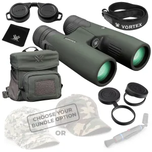 Vortex Optics Razor UHD 8x42 Binocular RZB-3101 with Free Hat and Wearable4U Bundle