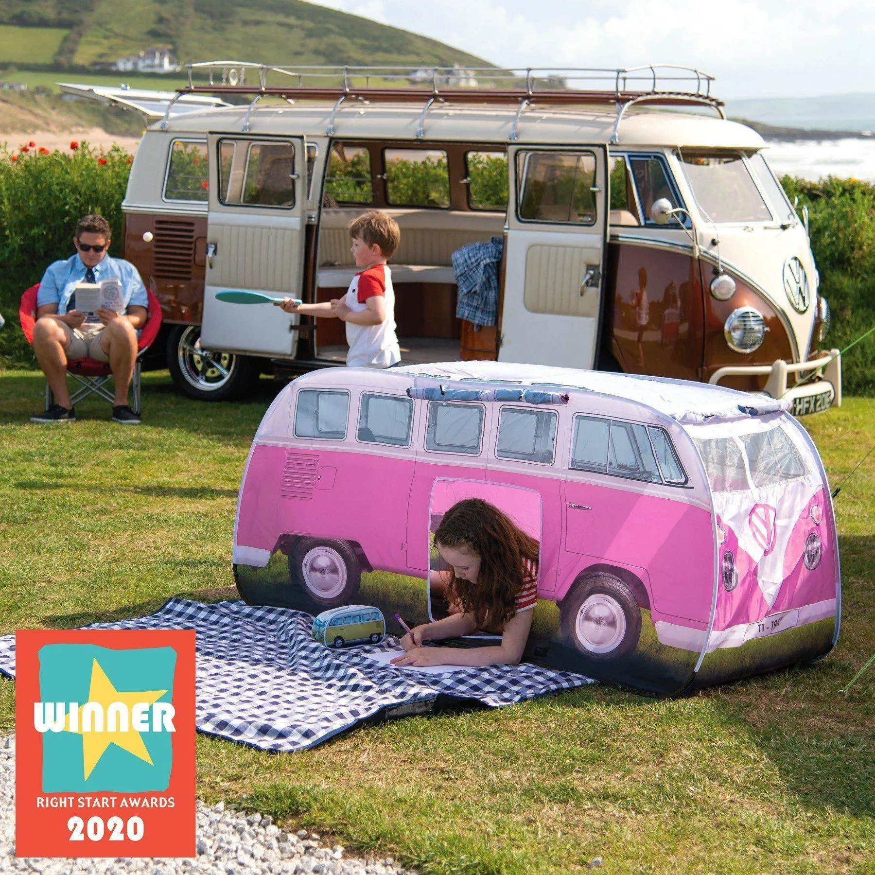 VW Kids Pop Up Tent - Pink