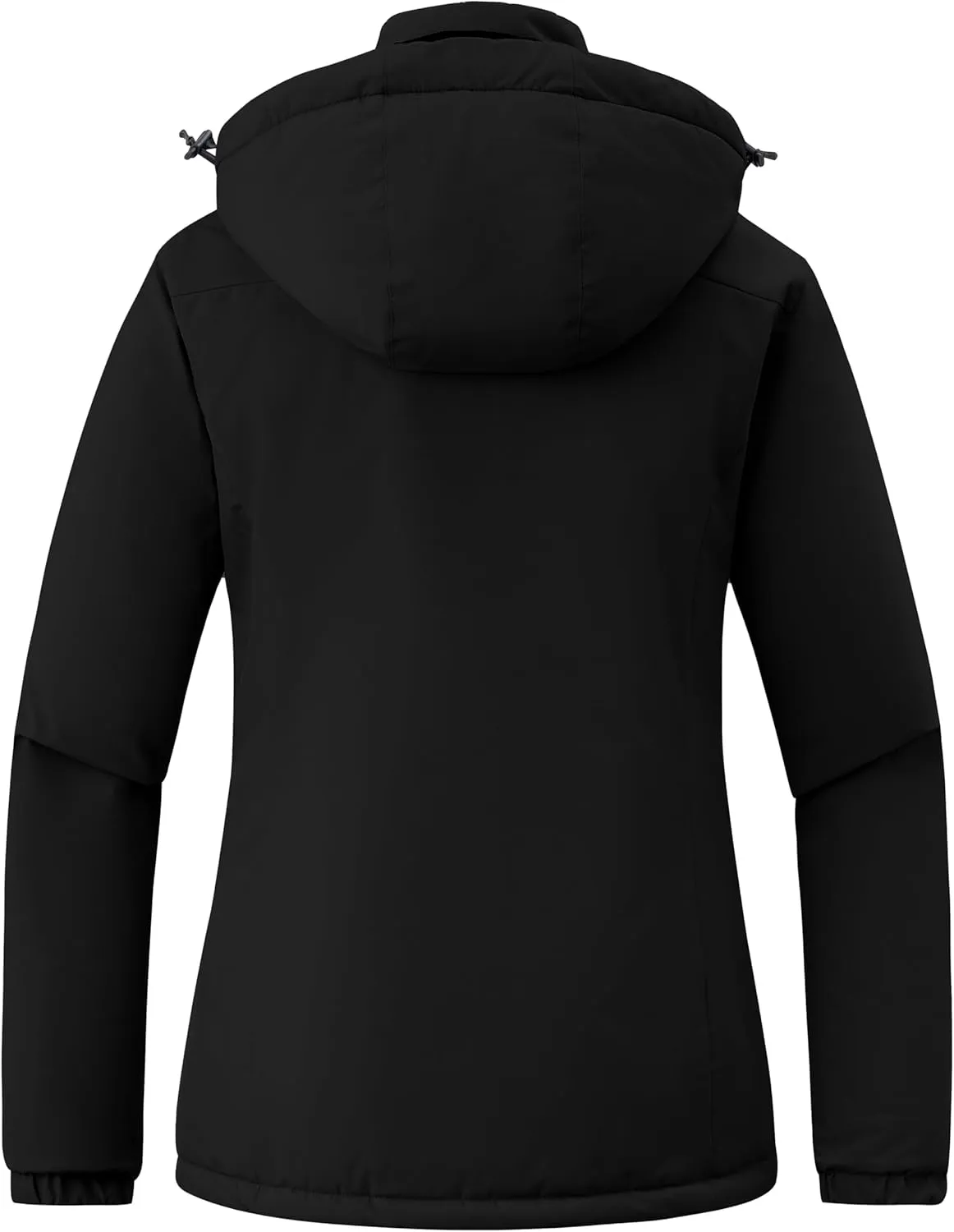 Wantdo Women's Mountain Waterproof Ski Jacket Hooded Winter Snow Coat Insulated Parka Fleece Rain Jacket