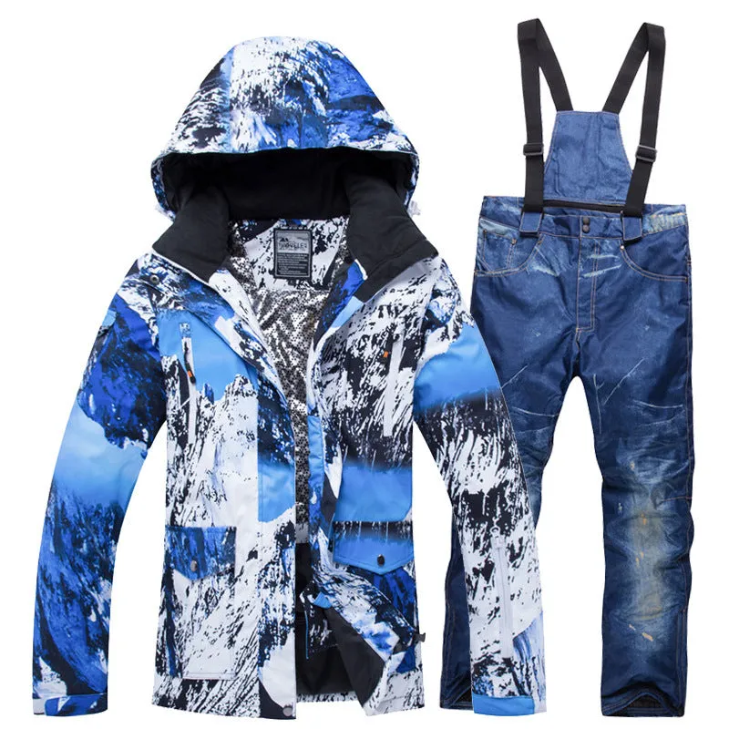 Waterproof and Warm Ski Suit for Men and Women