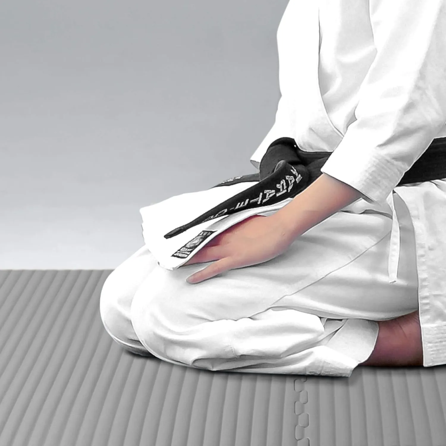 We Sell Mats 3/4 Inch Thick Martial Arts EVA Foam Exercise Mat, Tatami Pattern, Interlocking Floor Tiles for Home Gym, MMA, Anti-Fatigue Mats, 24 in x 24 in