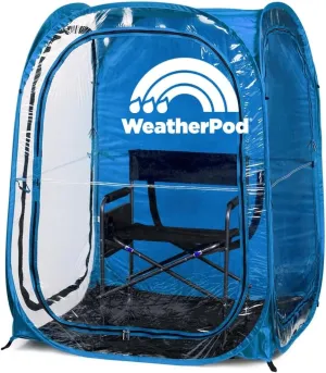 WeatherPod® The Original Shark Tank MyPod™ 1-2 Person Pop-Up Pod - Stay Warm, Dry, and Out of The Sun - Weather Pod for Sports, Rain, or Wind